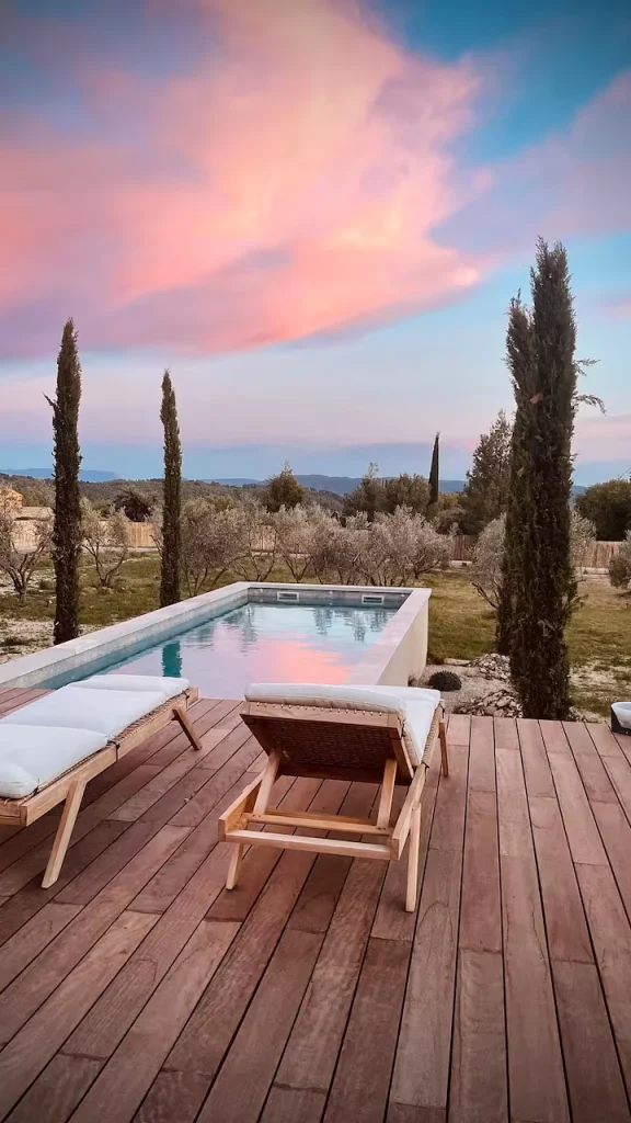 Couché de soleil villa