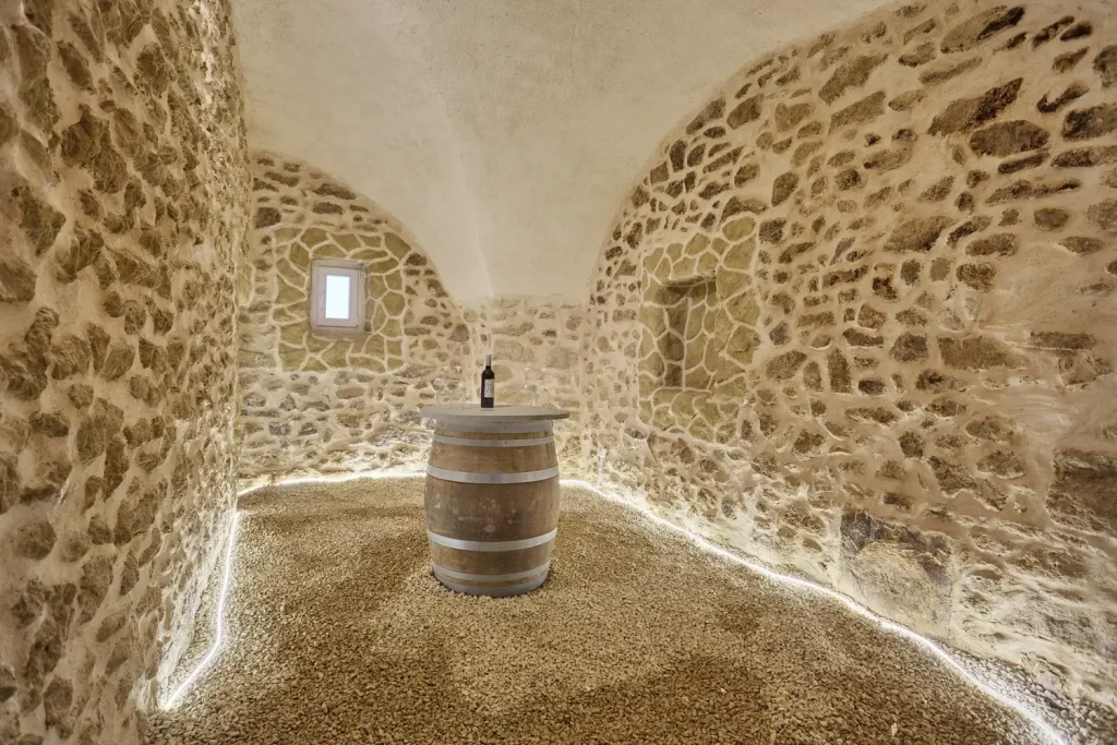 Salle de dégustation cave à vin